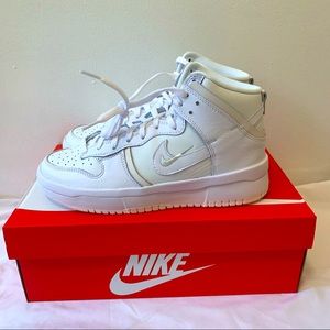 SOLD Nike Womens Dunk High Up. Summit White. Brand New.